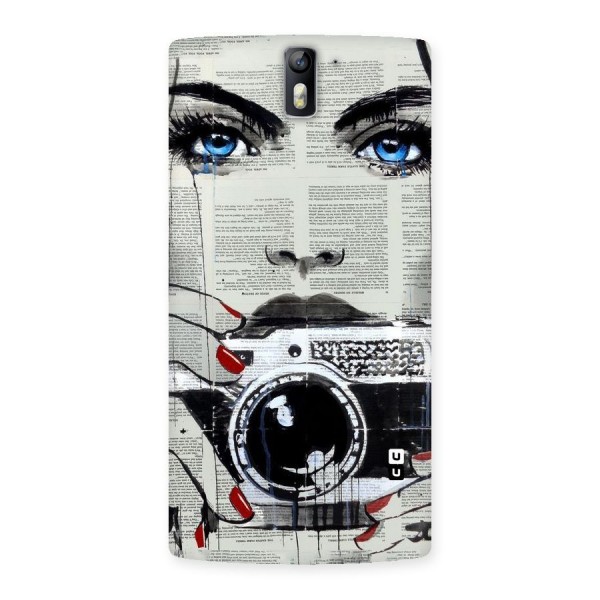 Paper Face Beauty Back Case for One Plus One