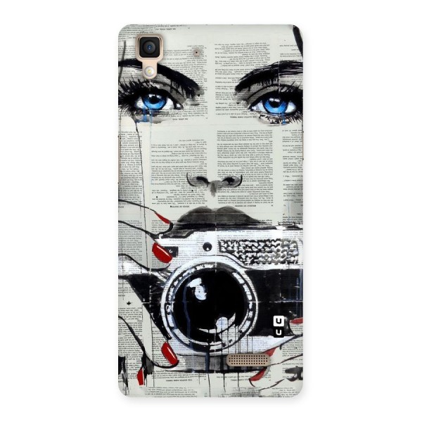 Paper Face Beauty Back Case for Oppo R7