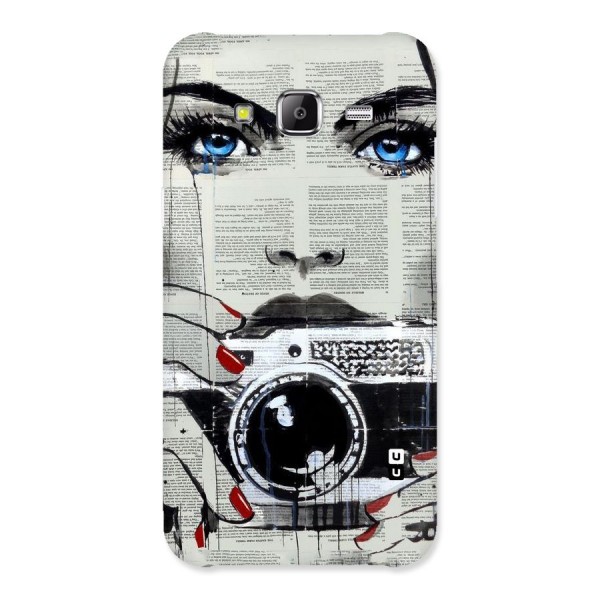 Paper Face Beauty Back Case for Samsung Galaxy J5