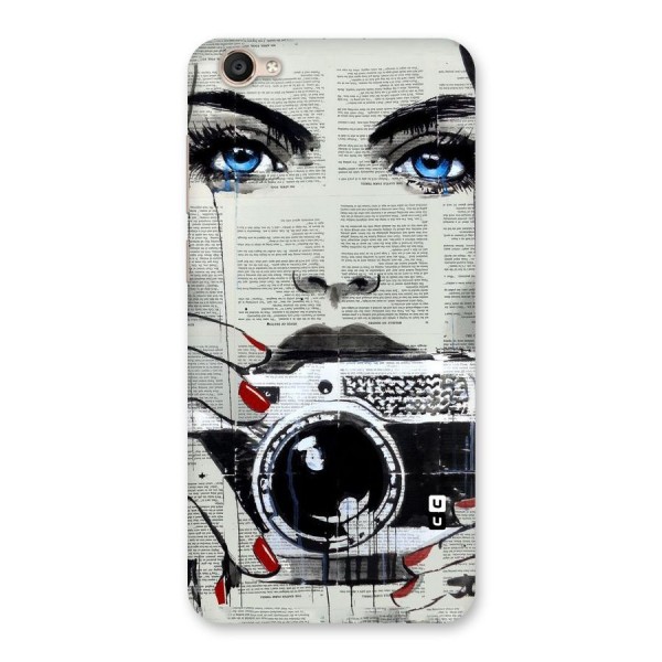 Paper Face Beauty Back Case for Vivo Y55s