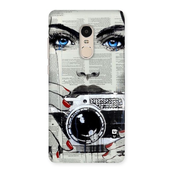 Paper Face Beauty Back Case for Xiaomi Redmi Note 4