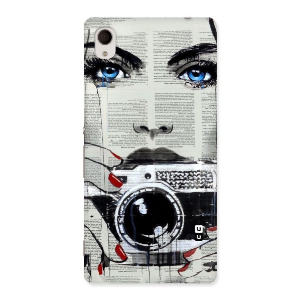 Paper Face Beauty Back Case for Xperia M4 Aqua