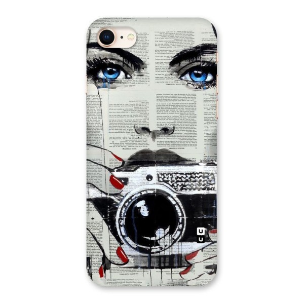 Paper Face Beauty Back Case for iPhone 8