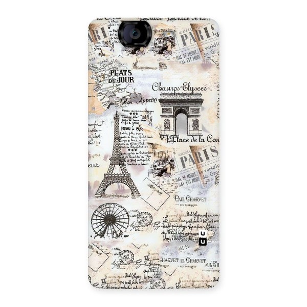 Paris Paper Back Case for Canvas Knight A350