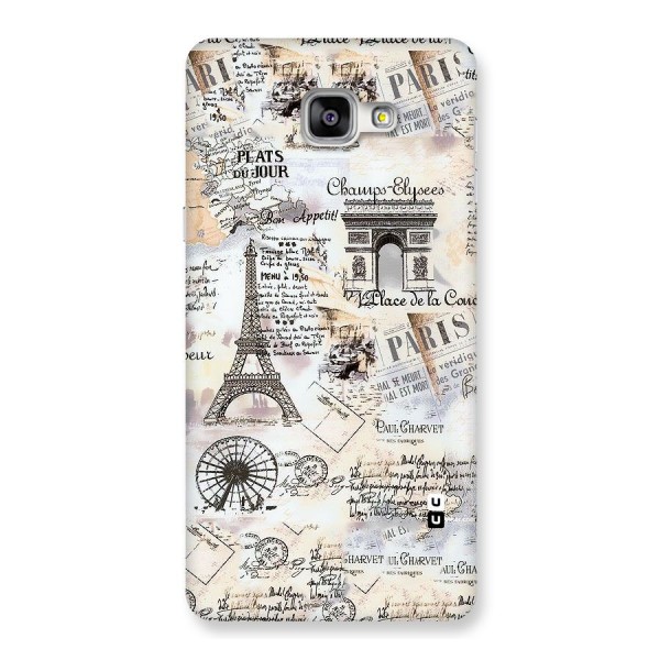 Paris Paper Back Case for Galaxy A9