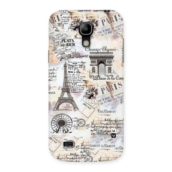 Paris Paper Back Case for Galaxy S4 Mini