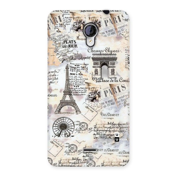 Paris Paper Back Case for Micromax Unite 2 A106