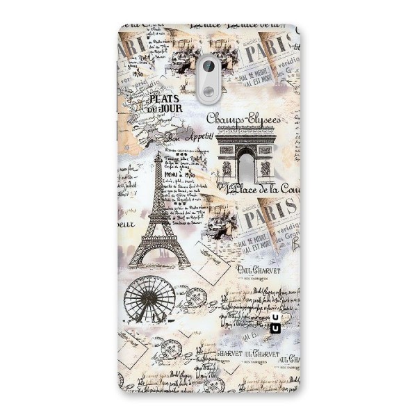 Paris Paper Back Case for Nokia 3