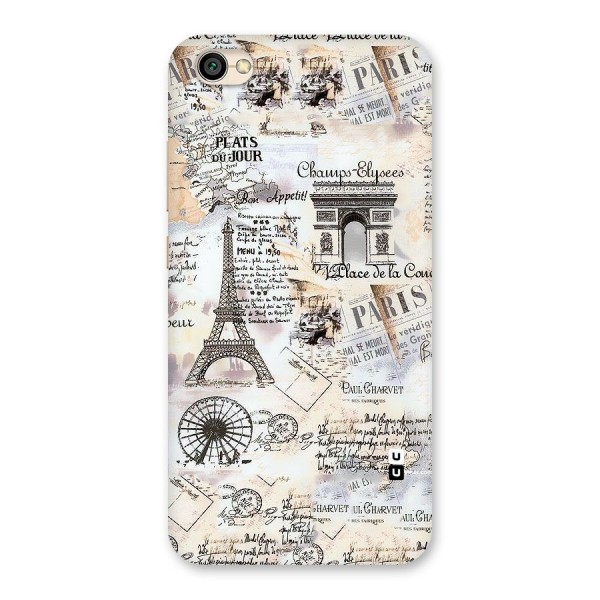 Paris Paper Back Case for Redmi Y1 Lite