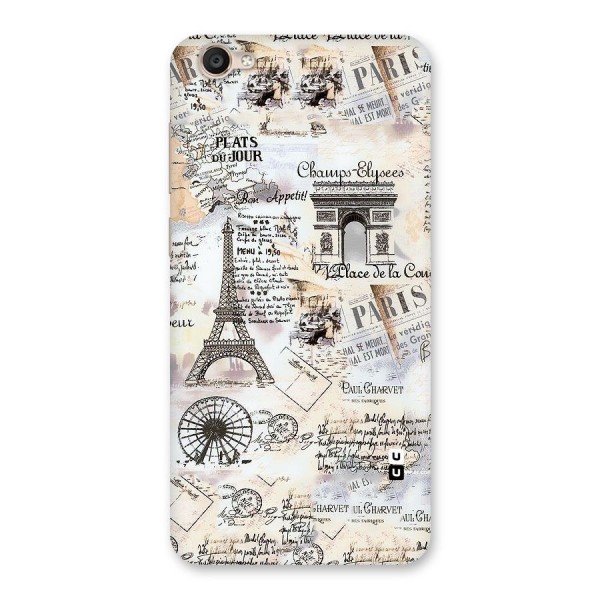 Paris Paper Back Case for Vivo Y55s