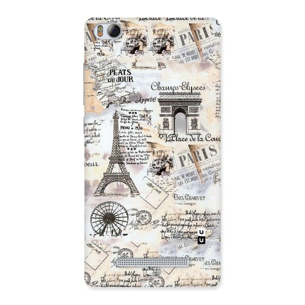 Paris Paper Back Case for Xiaomi Mi4i