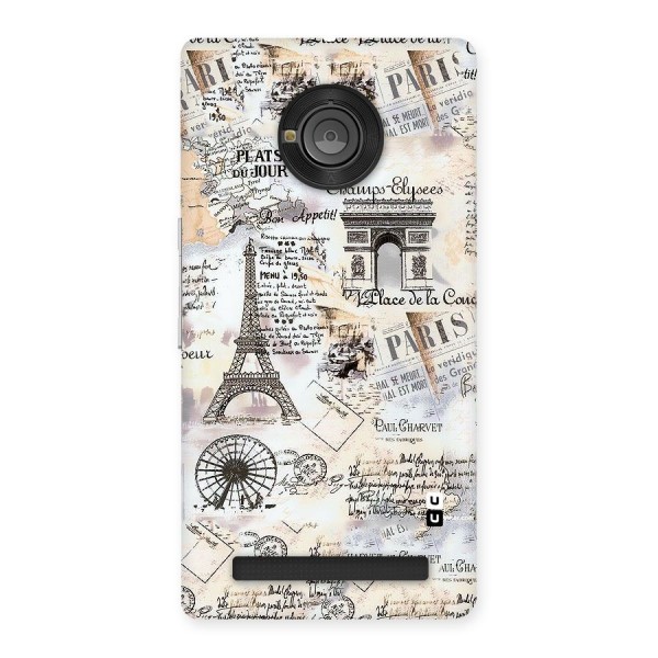 Paris Paper Back Case for Yu Yuphoria