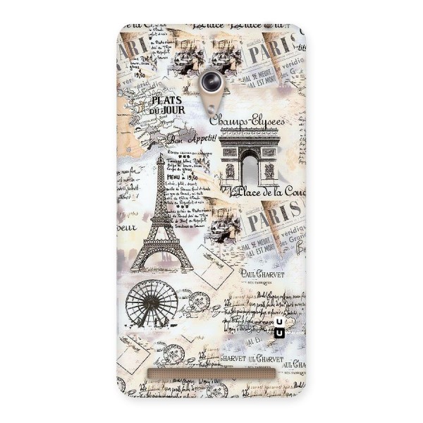 Paris Paper Back Case for Zenfone 6