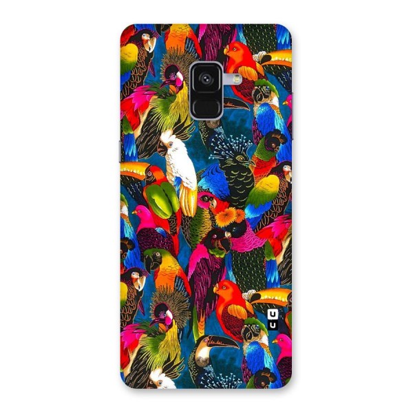 Parrot Art Back Case for Galaxy A8 Plus