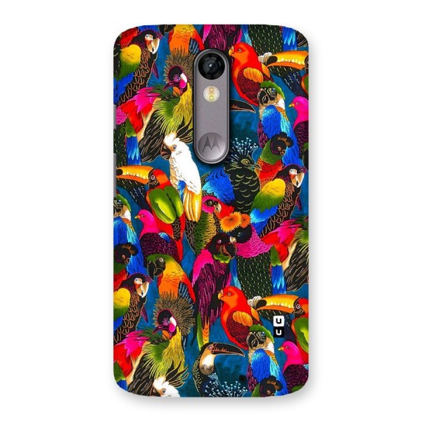 Parrot Art Back Case for Moto X Force