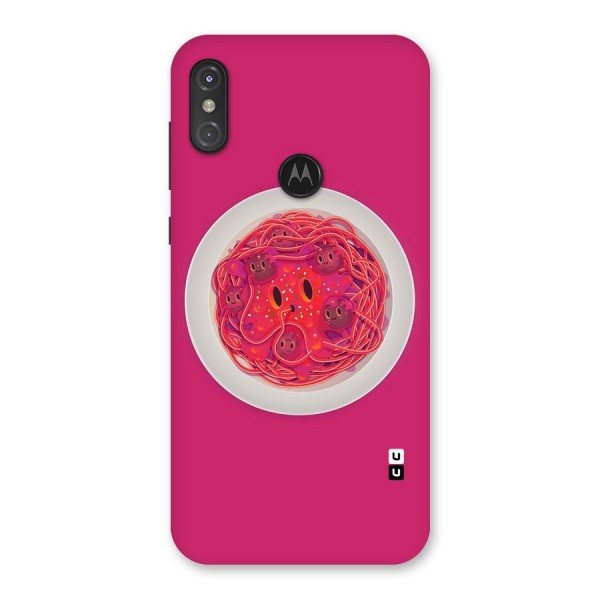 Pasta Cute Back Case for Motorola One Power