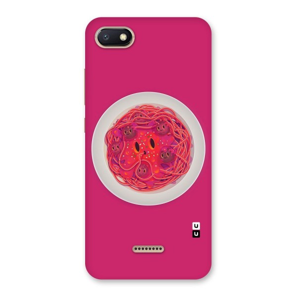 Pasta Cute Back Case for Redmi 6A