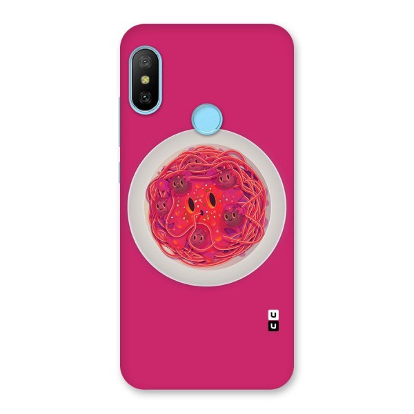 Pasta Cute Back Case for Redmi 6 Pro