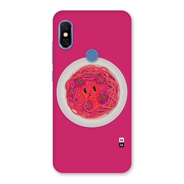 Pasta Cute Back Case for Redmi Note 6 Pro