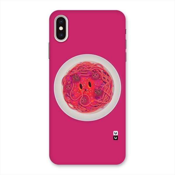 Pasta Cute Back Case for iPhone XS Max