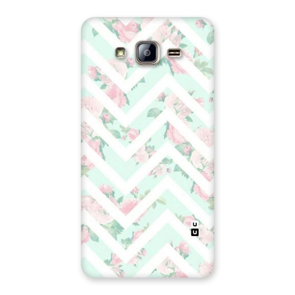 Pastel Floral Zig Zag Back Case for Galaxy On5