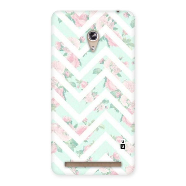 Pastel Floral Zig Zag Back Case for Zenfone 6