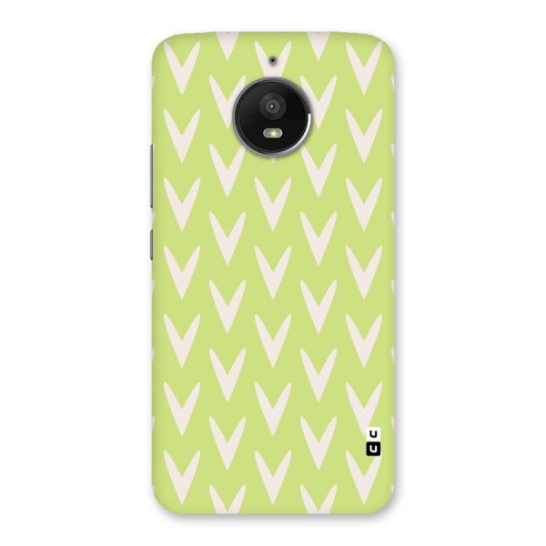 Pastel Green Grass Back Case for Moto E4 Plus