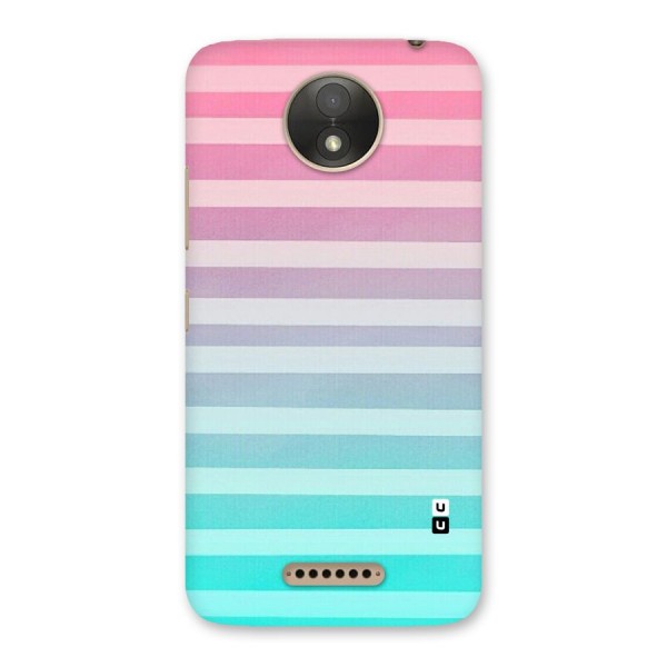 Pastel Ombre Back Case for Moto C Plus