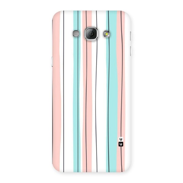 Pastel Tri Stripes Back Case for Galaxy A8