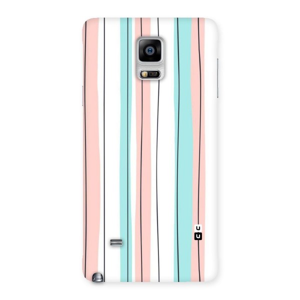 Pastel Tri Stripes Back Case for Galaxy Note 4