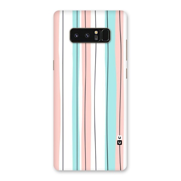 Pastel Tri Stripes Back Case for Galaxy Note 8