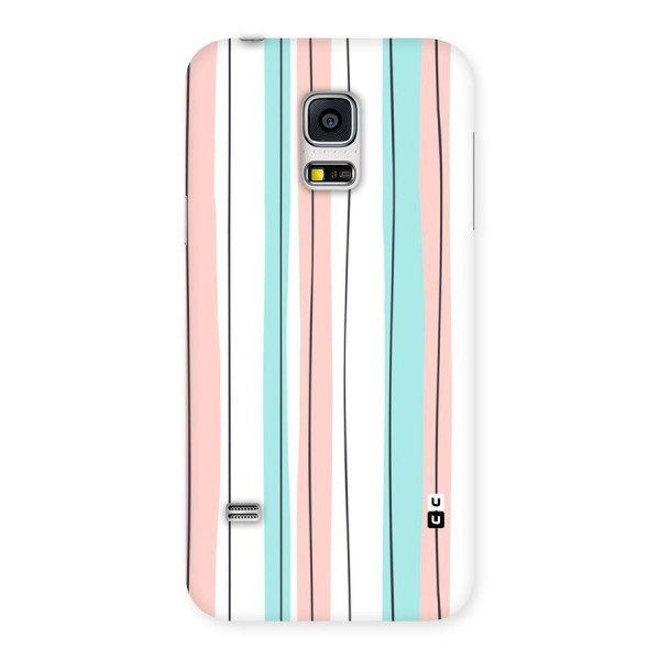 Pastel Tri Stripes Back Case for Galaxy S5 Mini