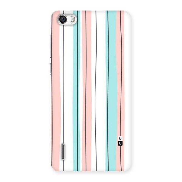 Pastel Tri Stripes Back Case for Honor 6