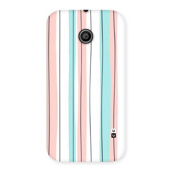 Pastel Tri Stripes Back Case for Moto E