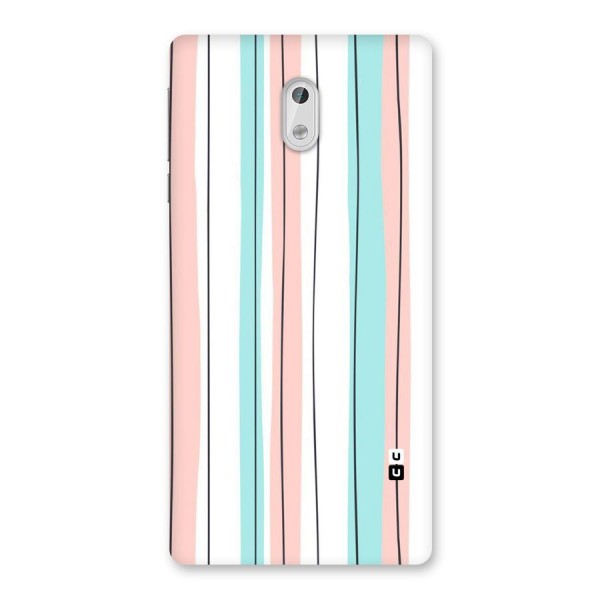 Pastel Tri Stripes Back Case for Nokia 3