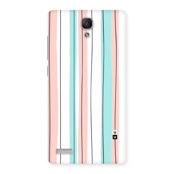 Pastel Tri Stripes Back Case for Redmi Note