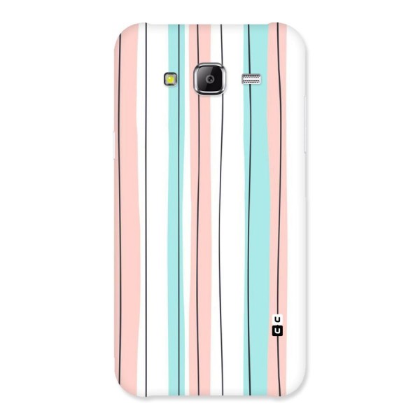 Pastel Tri Stripes Back Case for Samsung Galaxy J5