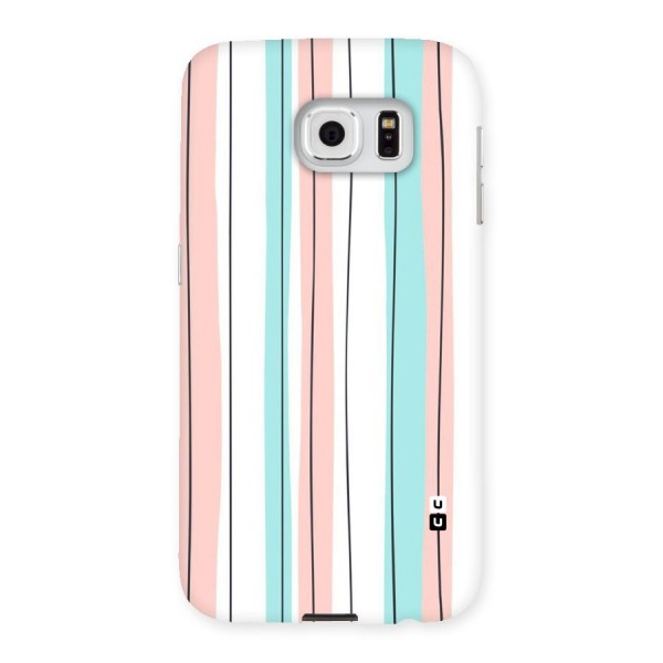 Pastel Tri Stripes Back Case for Samsung Galaxy S6