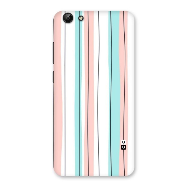 Pastel Tri Stripes Back Case for Vivo Y69