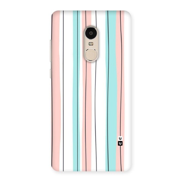 Pastel Tri Stripes Back Case for Xiaomi Redmi Note 4