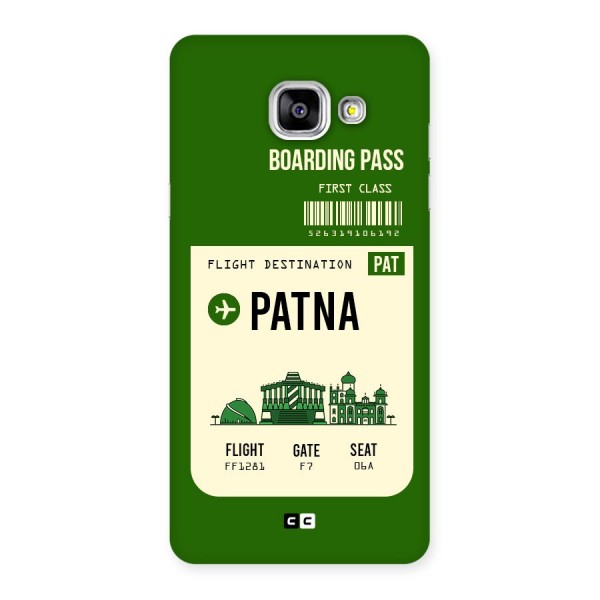 Patna Boarding Pass Back Case for Galaxy A5 2016