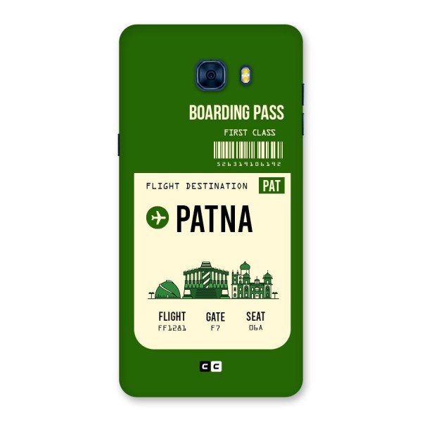 Patna Boarding Pass Back Case for Galaxy C7 Pro