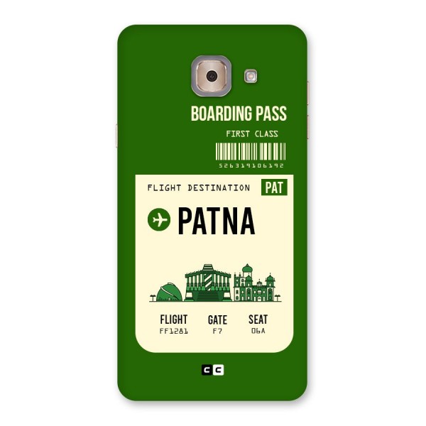 Patna Boarding Pass Back Case for Galaxy J7 Max