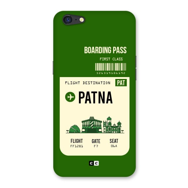 Patna Boarding Pass Back Case for Oppo A71