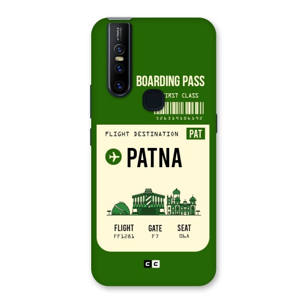 Patna Boarding Pass Back Case for Vivo V15