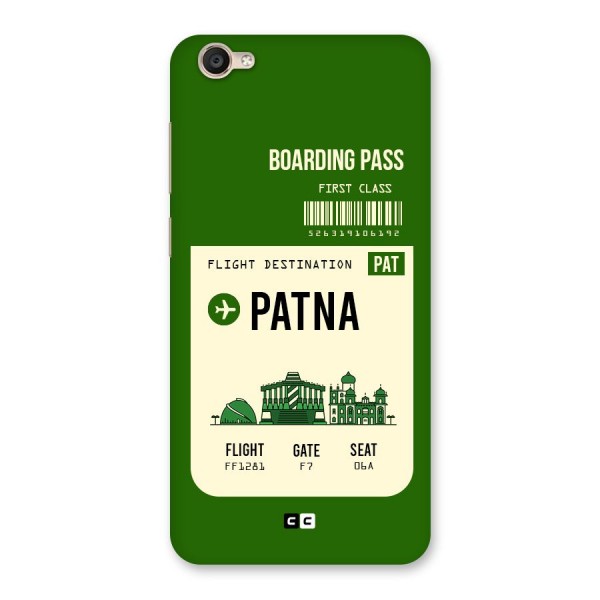 Patna Boarding Pass Back Case for Vivo Y55s