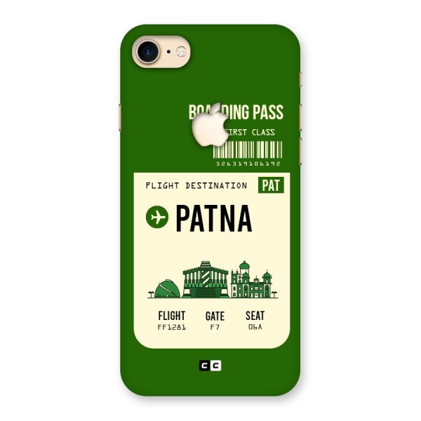 Patna Boarding Pass Back Case for iPhone 7 Apple Cut