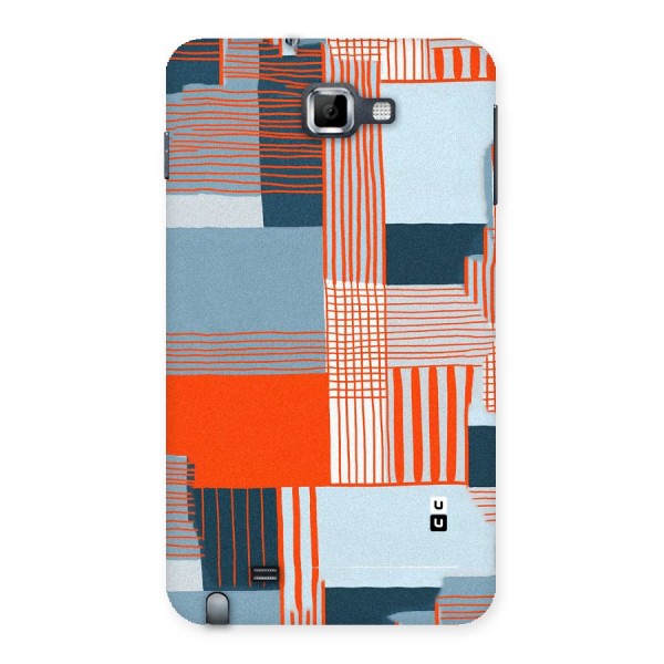 Pattern In Lines Back Case for Galaxy Note