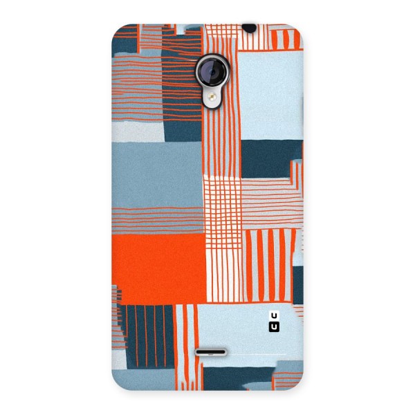 Pattern In Lines Back Case for Micromax Unite 2 A106