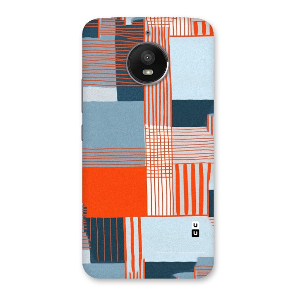 Pattern In Lines Back Case for Moto E4 Plus